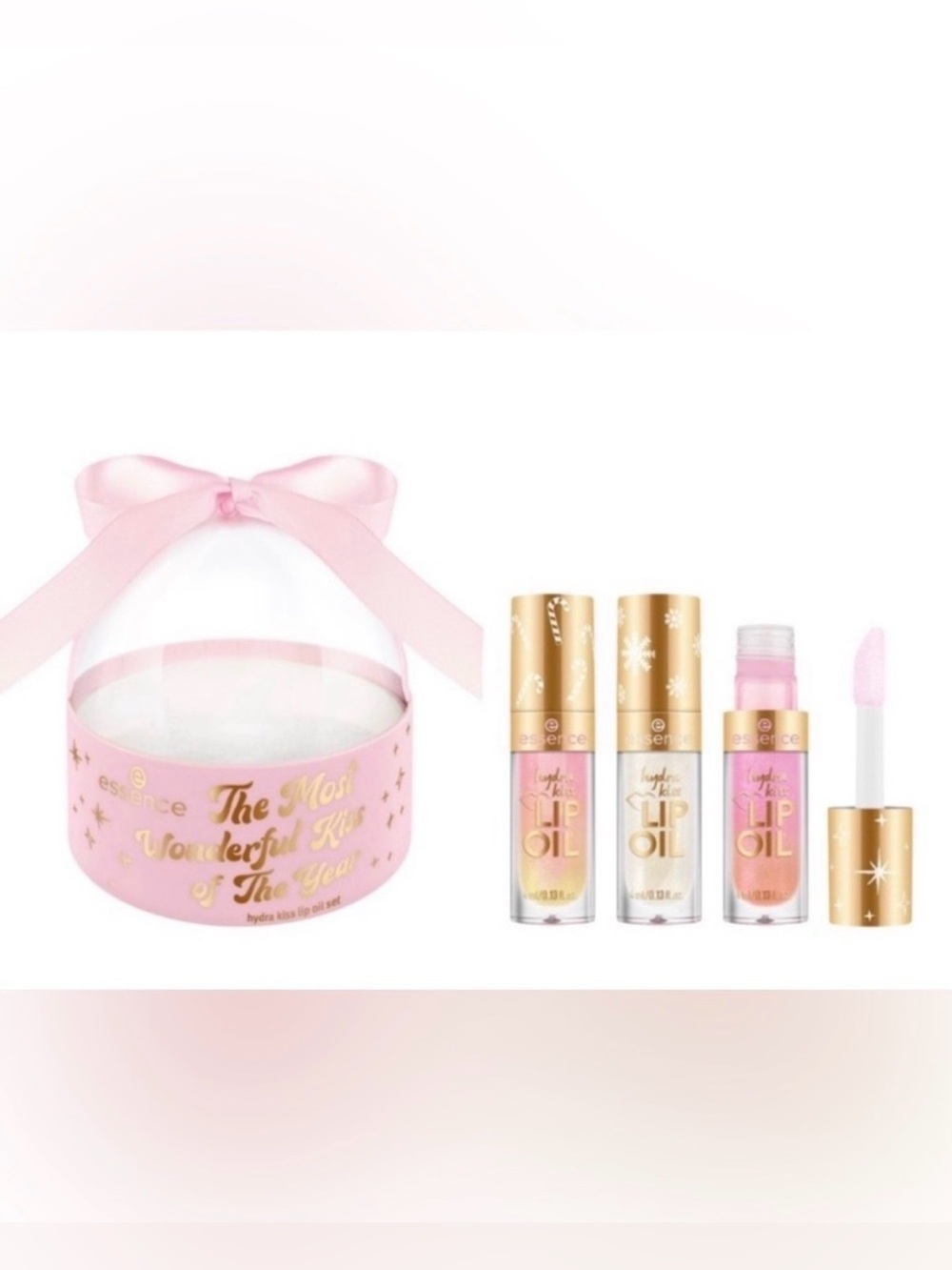 Essence The Most Wonderful Kiss Of The Year Hydra Kiss Lip Oil Set of 3